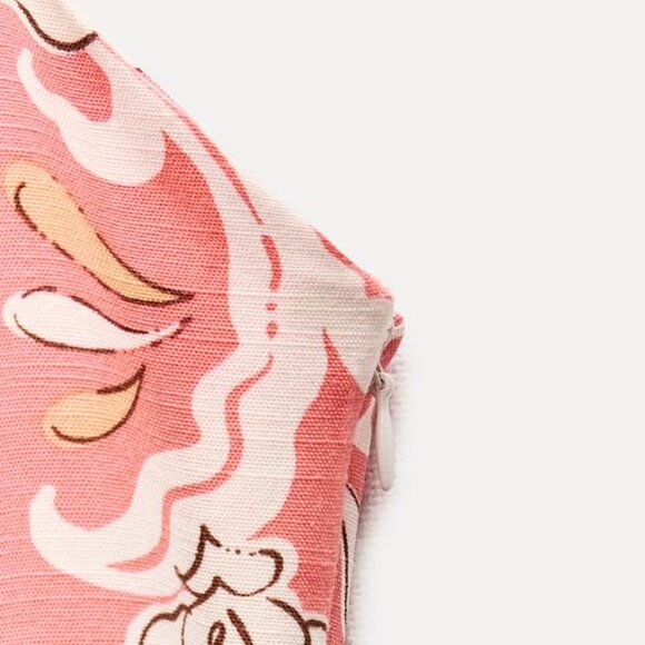 NWT ZARA PRINTED STRAPPY DRESS ZW COLLECTION M, S, L - Picture 2 of 8